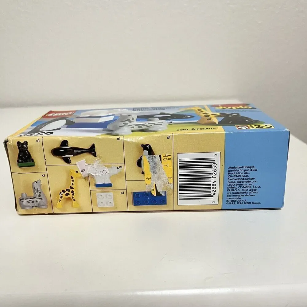 Vintage LEGO Duplo 2659 Baby Animals New NIB Sealed 1996 Penguin Orca Seal Bear